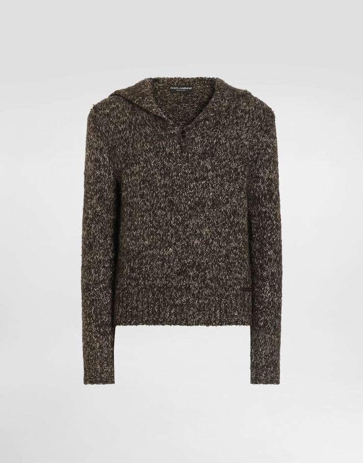 Dolce & Gabbana Alpaca blend polo shirt Dolce & Gabbana Alpaca blend polo shirt GXZCVTJGMK2