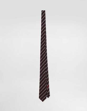 Dolce & Gabbana Micro-design jacquard Martini tie Multicolor GT149EG0WU1