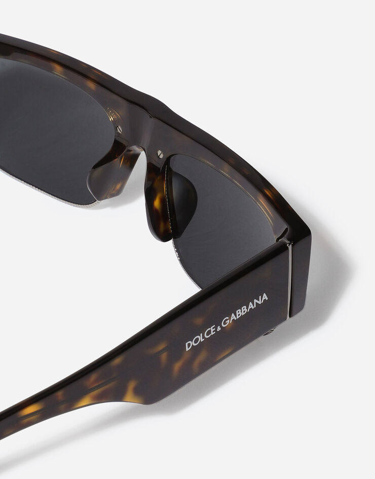 Dolce & Gabbana نظارة شمسية Lusso sartoriale بني VG4457VP287
