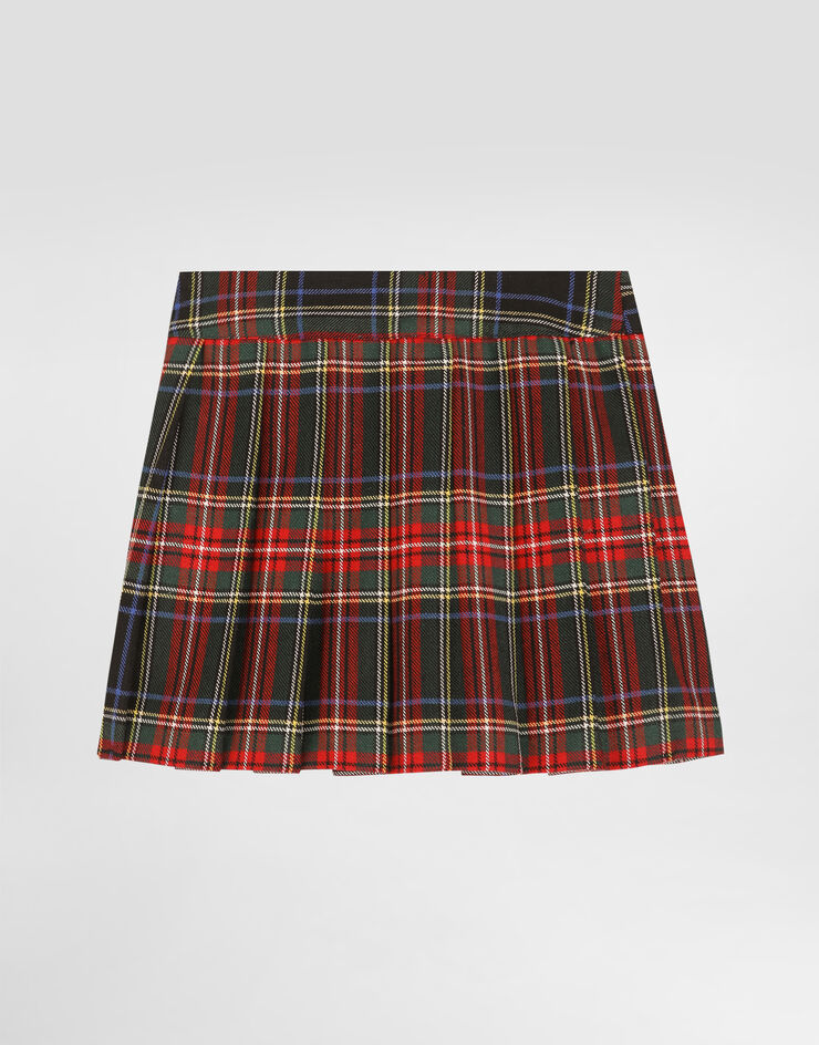 Dolce & Gabbana Tartan wool skirt Multicolor L55I04FQMG9
