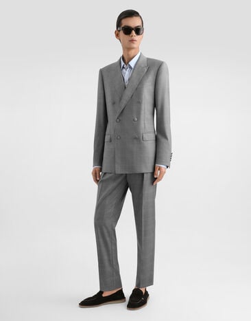 Dolce & Gabbana Glen plaid virgin wool trousers Multicolor GP19WTFQ2OZ
