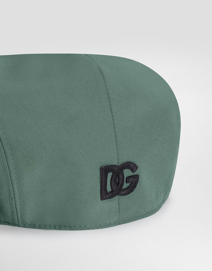 Dolce & Gabbana Wool poplin flat cap Green GH587ZHU2BN