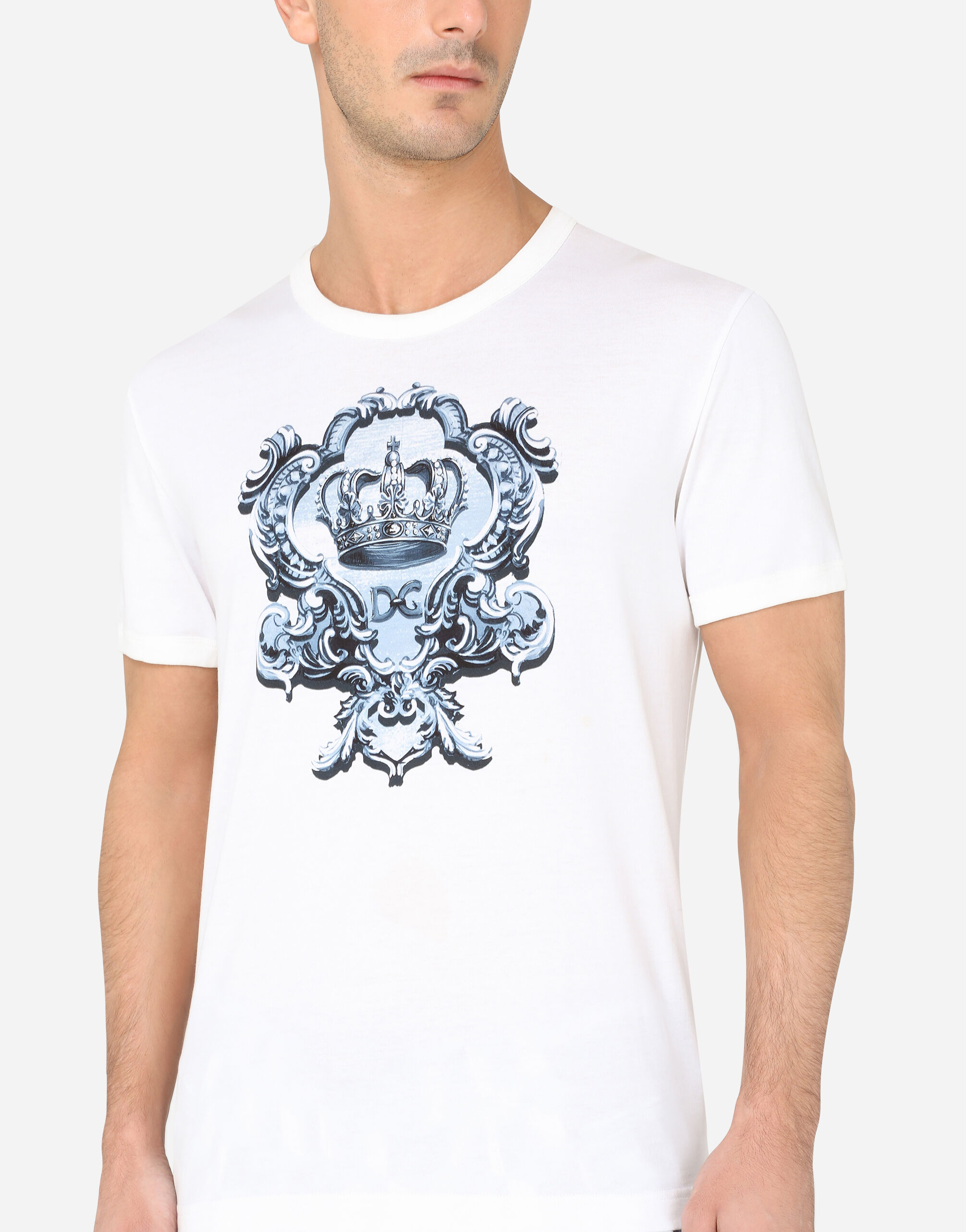 Tシャツ コットン DGヘラルドリープリント