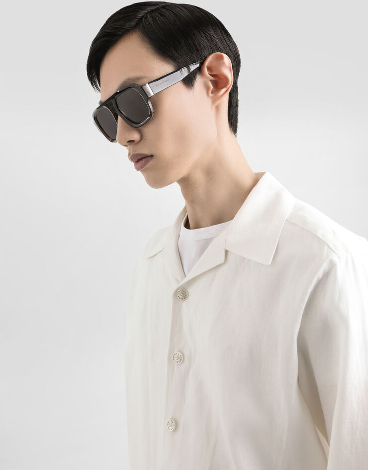 Dolce & Gabbana Hawaii linen shirt White G5GX9TFU4JB