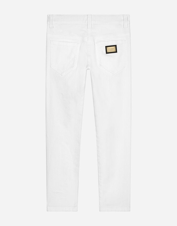 Dolce & Gabbana 5ポケットジーンズ デニム ホワイト L52F28LDC23