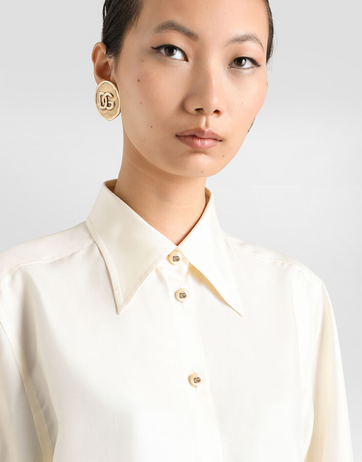 Dolce & Gabbana Silk shirt White F5S36TGDDW6