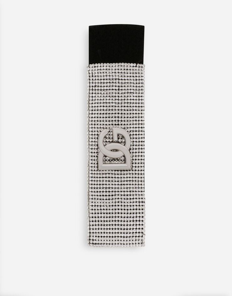 Dolce & Gabbana Crystal mesh bracelet with DG logo Crystal WBO6Z3W1111