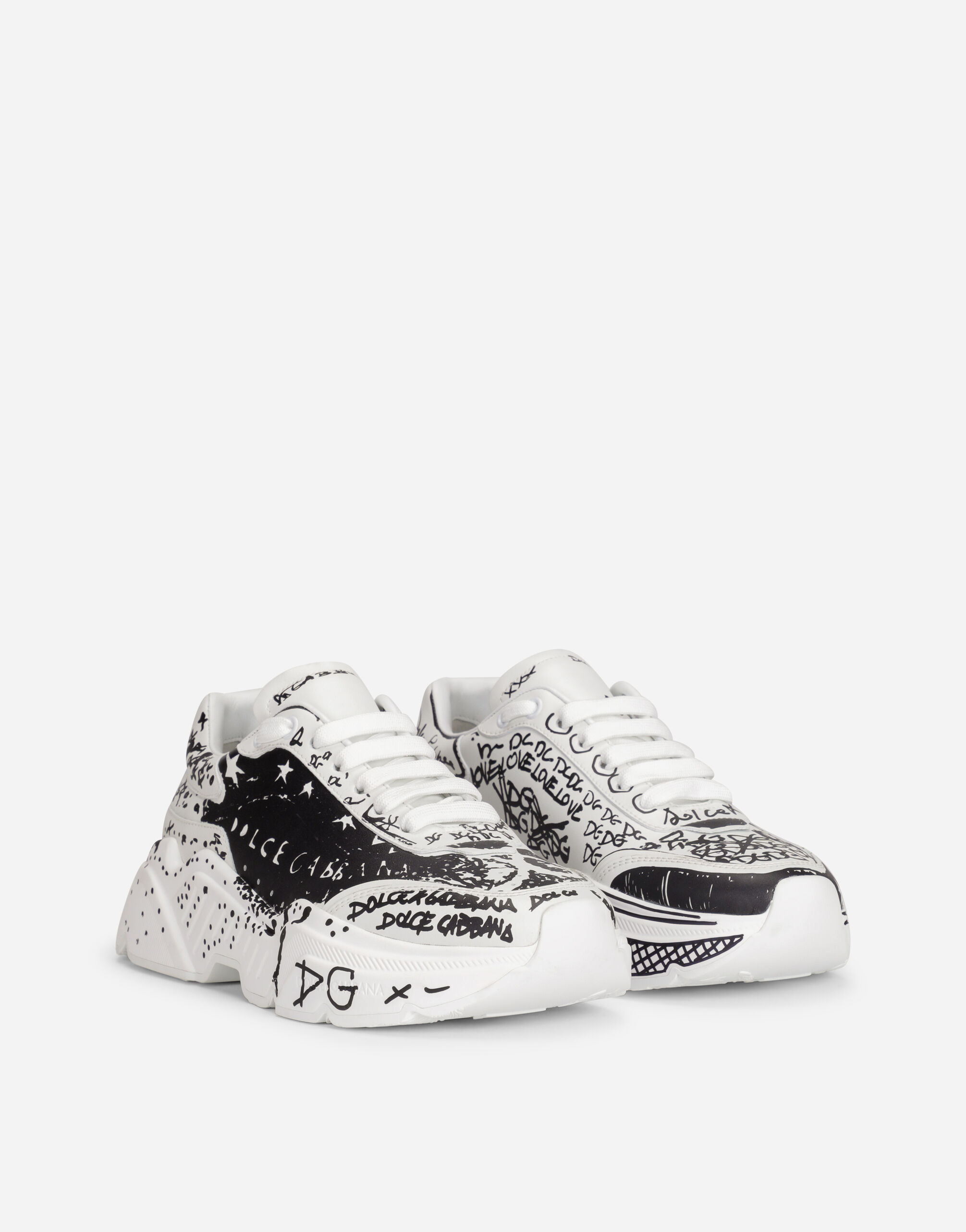 Dolce gabbana cheap graffiti sneakers