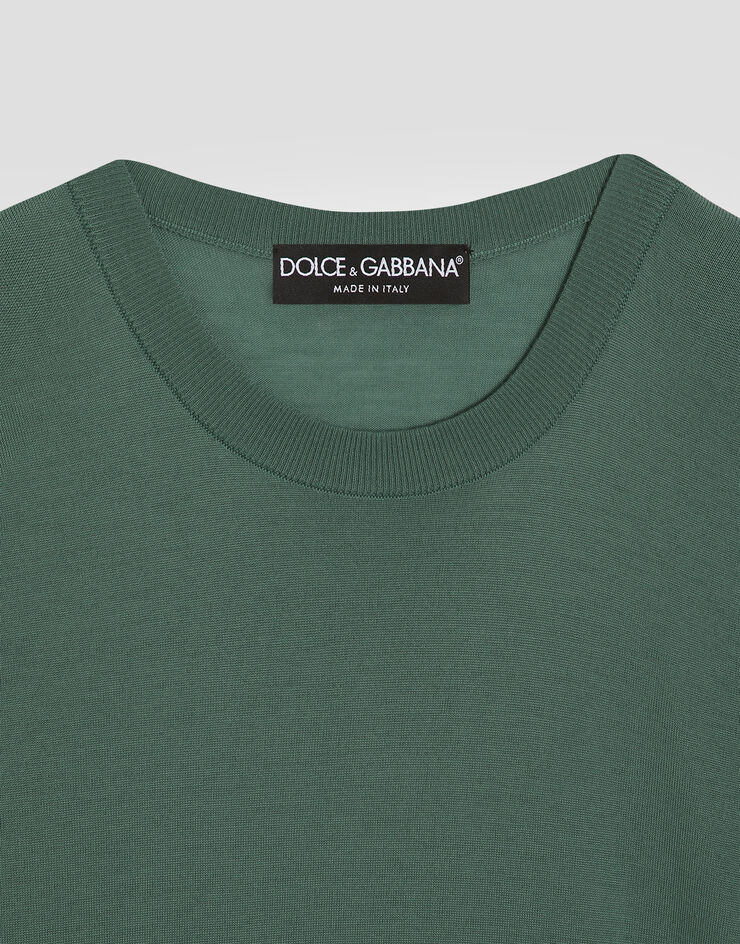 Dolce & Gabbana Pull en cachemire Green GXX02TJBW1W
