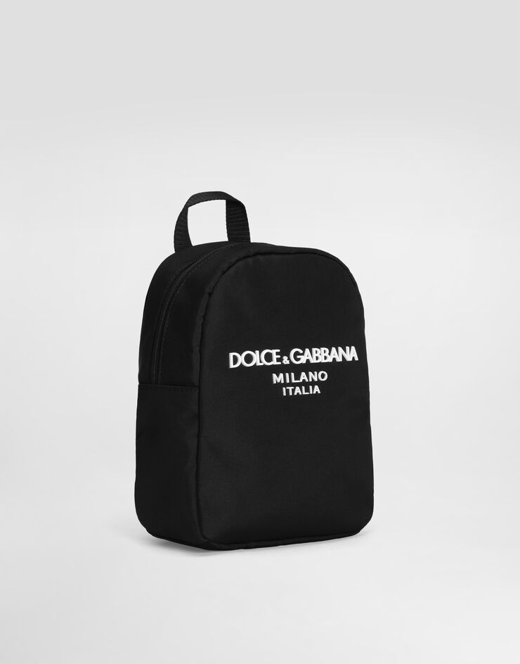 Dolce & Gabbana Mochila de nailon con logotipo Dolce&Gabbana Negro EM0141AB124