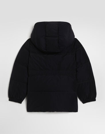 Dolce & Gabbana Daunenjacke aus gestepptem Nylon mit Logo  L5JBS9G7Q2B