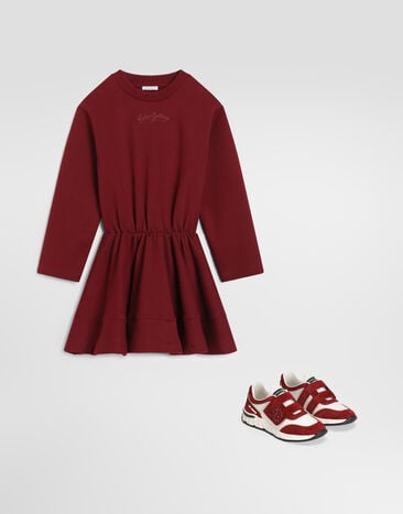Dolce & Gabbana Fleece dress Red L5JDBMG7QNV