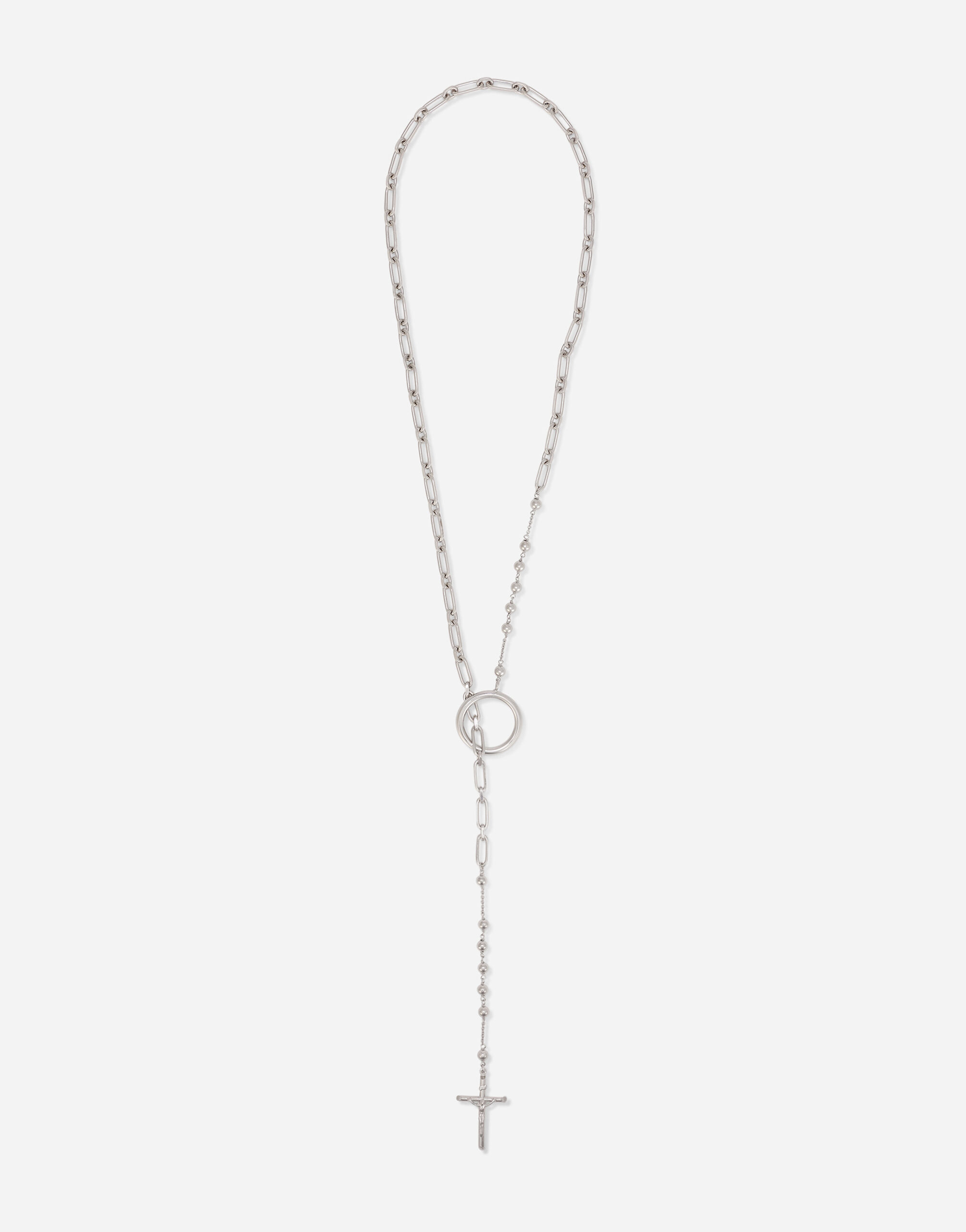 Cross necklace in Silver for Men Dolce Gabbana US