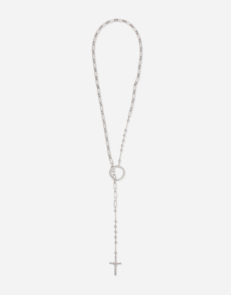 Dolce & Gabbana Collana con croce Silver WNN7S9W1111