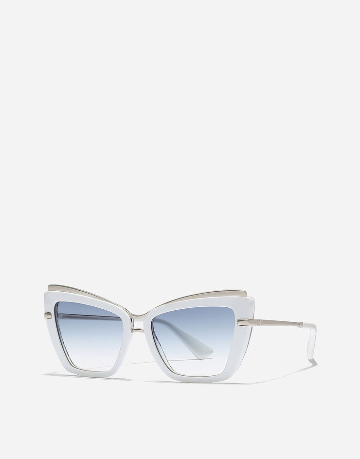 Dolce & Gabbana Солнцезащитные очки Metal Print Черный с зебровым принтом VG4472VP119