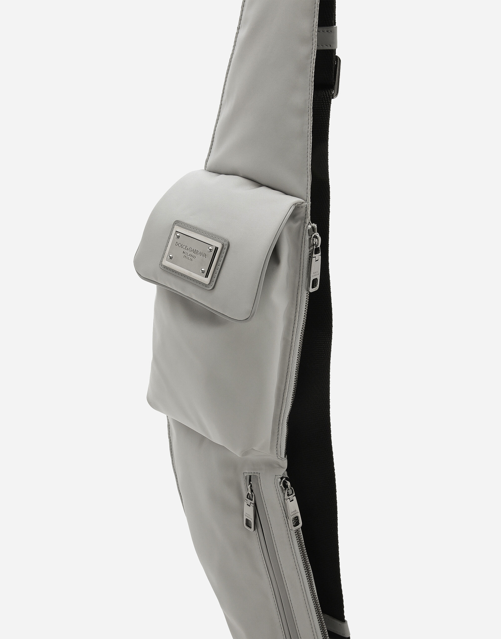 Nylon belt bag in Grey for Dolce Gabbana US