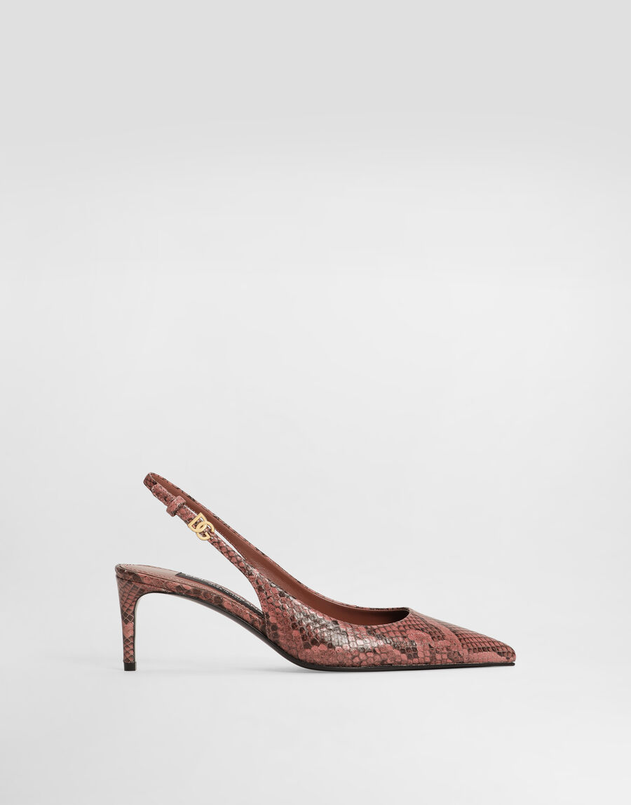 Python skin slingbacks