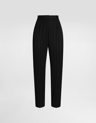 Dolce & Gabbana Pinstripe wool trousers Multicolor FTAM2TFRZAT