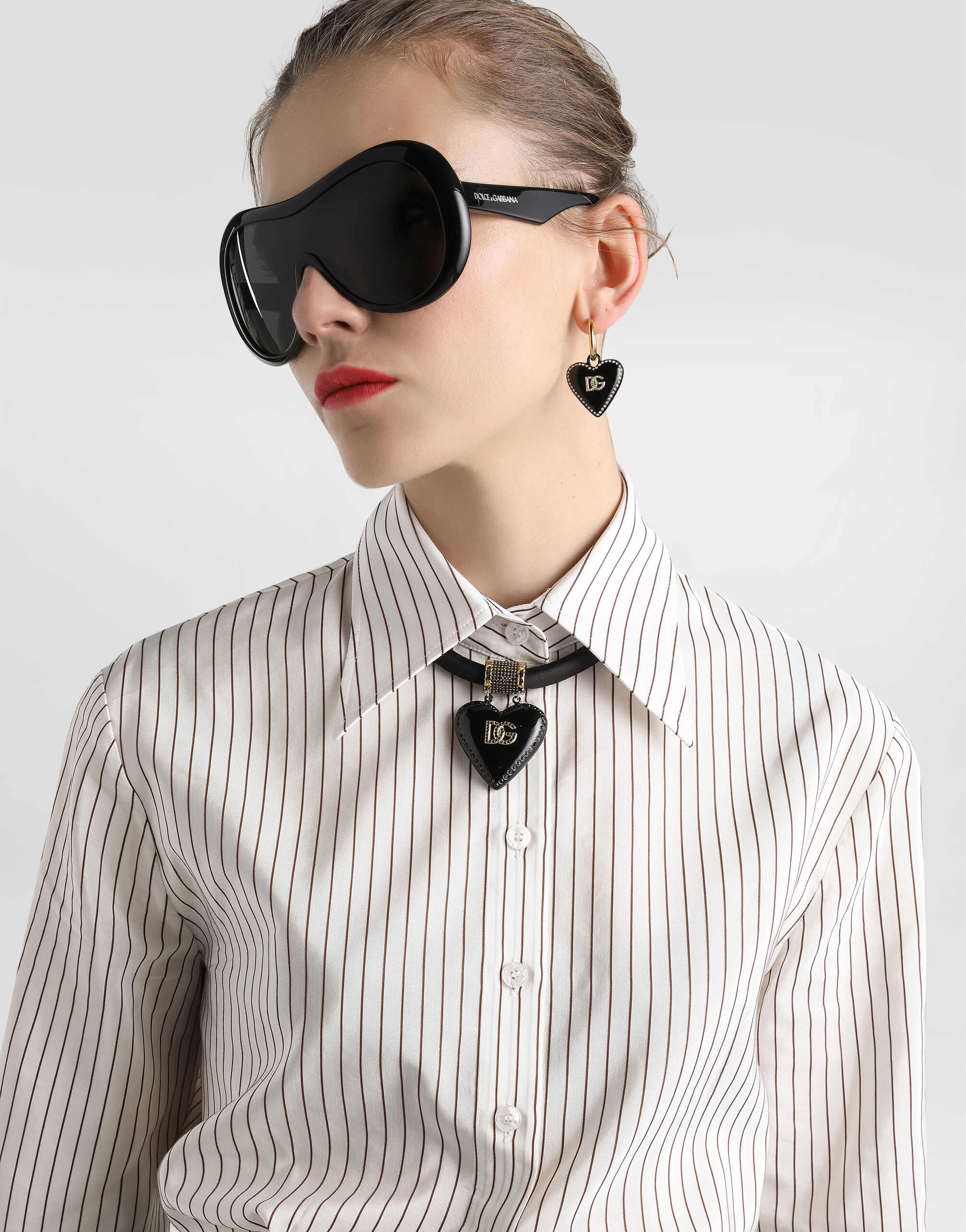Dolce & Gabbana ゴールドライン ストライプシャツ 古着 一点物