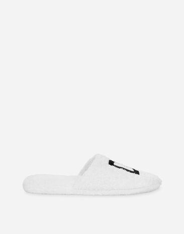 Dolce & Gabbana Embroidered Terry Cotton Slippers Multicolor TCF014TCAGM