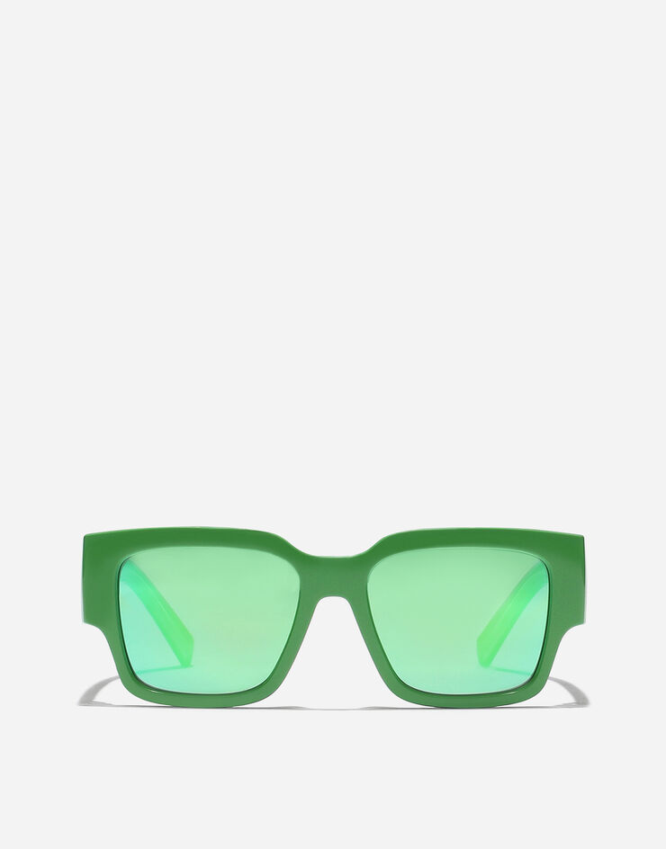 Dolce & Gabbana DNA logo sunglasses Verde VG600JVN1F2