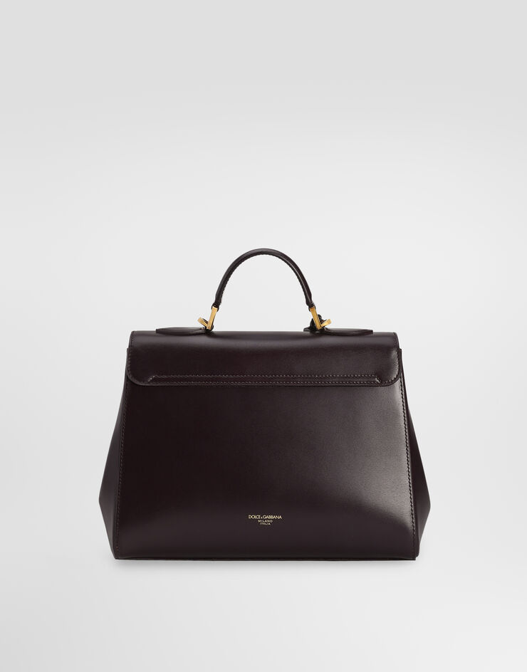 Dolce & Gabbana Marlene handbag in palmellato calfskin Bordeaux BB7932A3G19