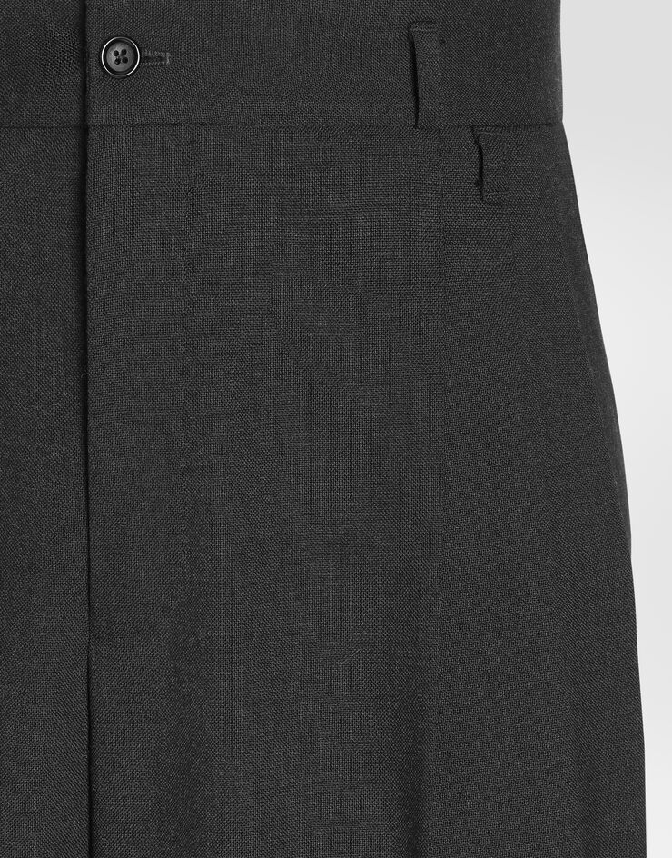Dolce & Gabbana Wool panama trousers Dolce & Gabbana Wool panama trousers Grey GP0S2THU2CP