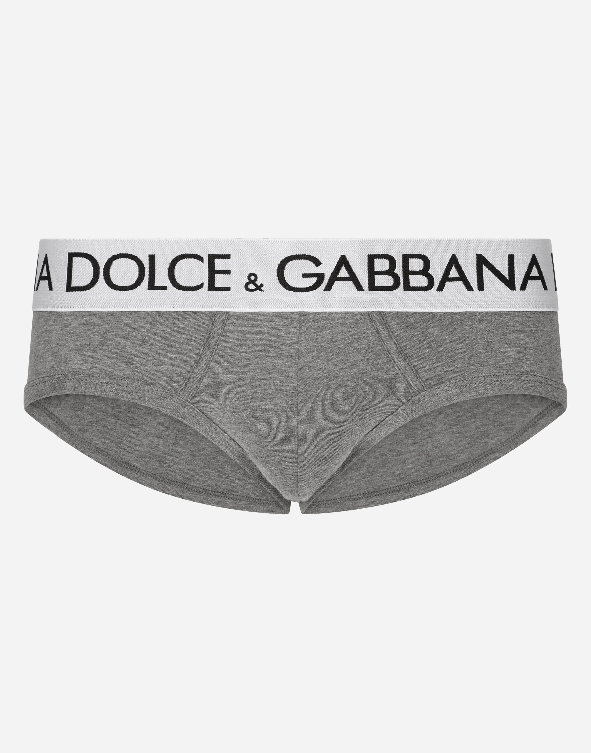 Dolce & Gabbana Two-way stretch jersey Brando briefs Grey M9C07JONN95