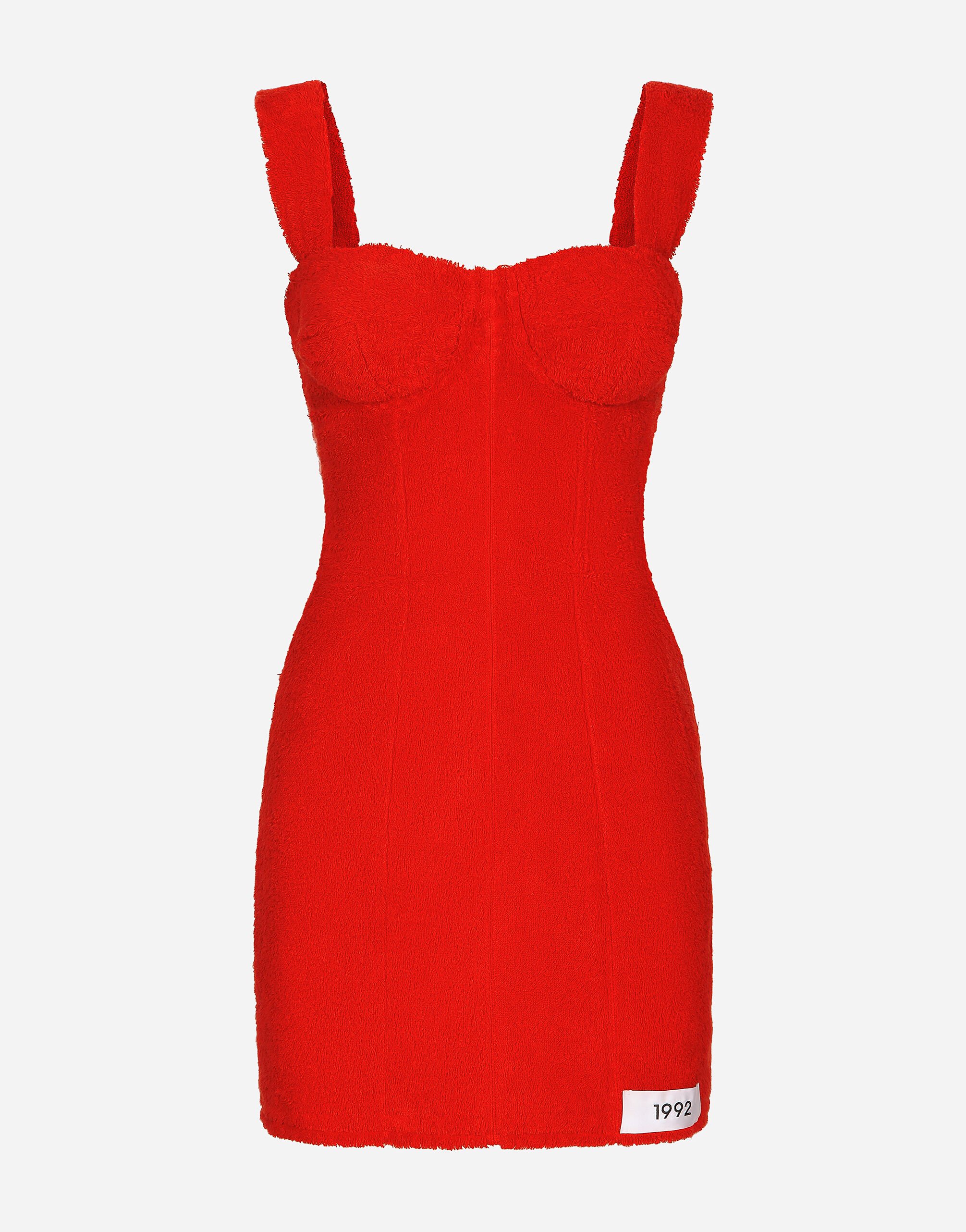 Red dolce and gabbana dress top