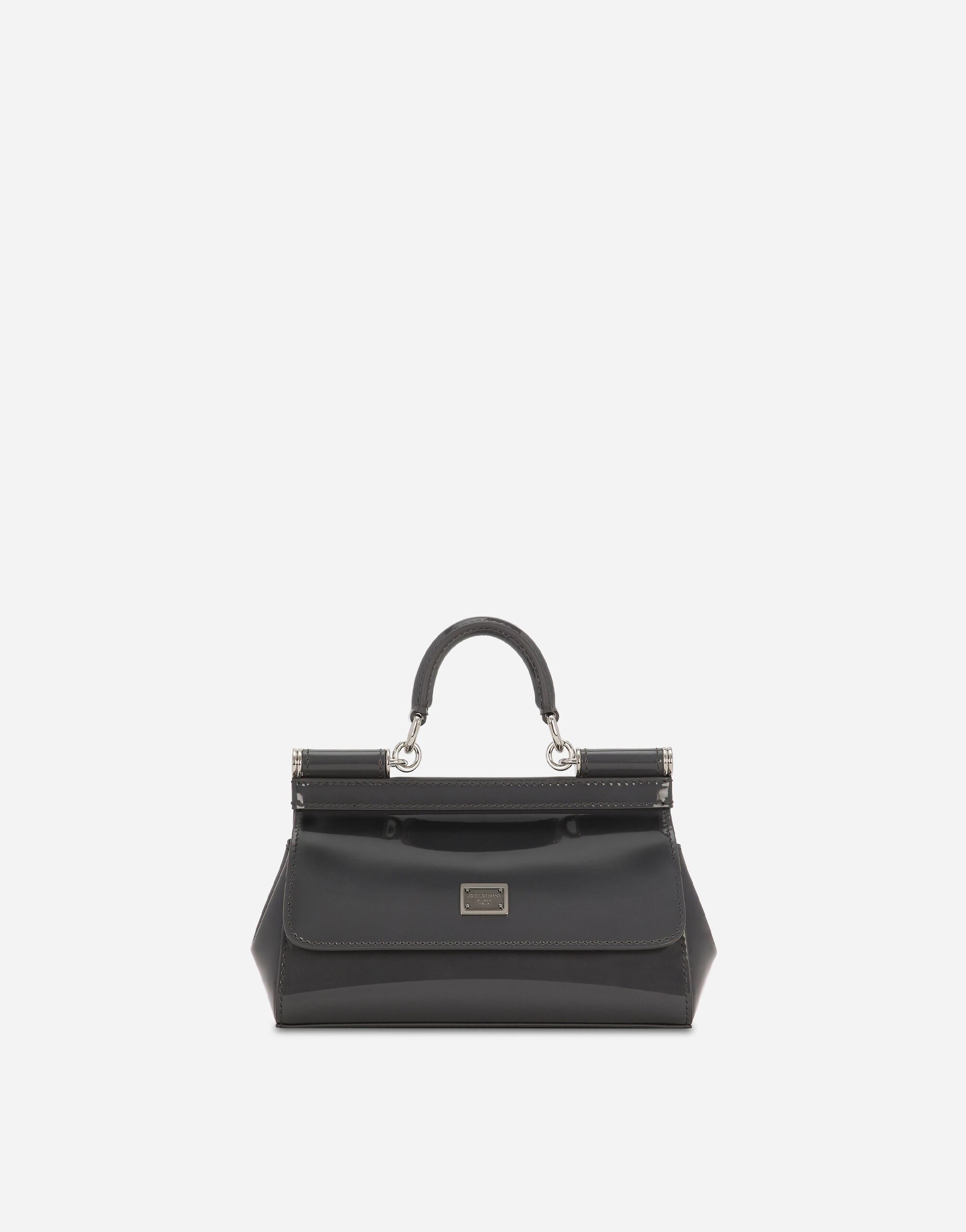 Small Sicily handbag in Grey for Women Dolce Gabbana US
