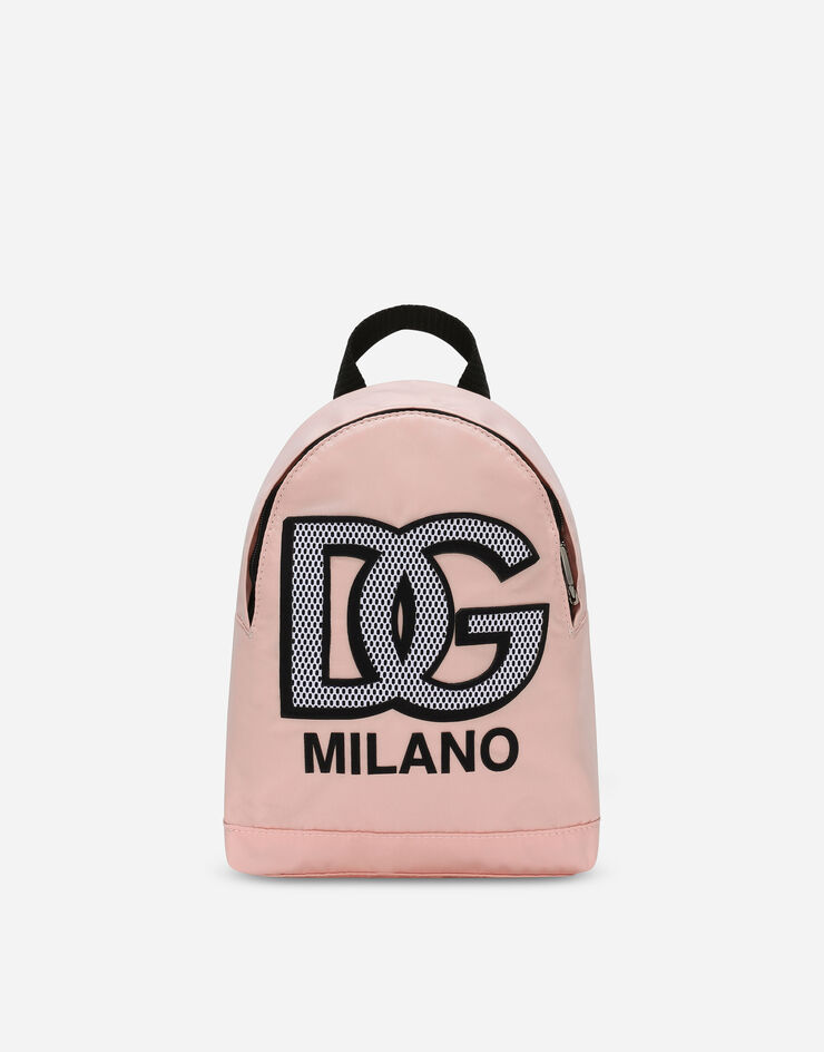 Dolce & Gabbana Rucksack aus Nylon Rosa EM0096AB124