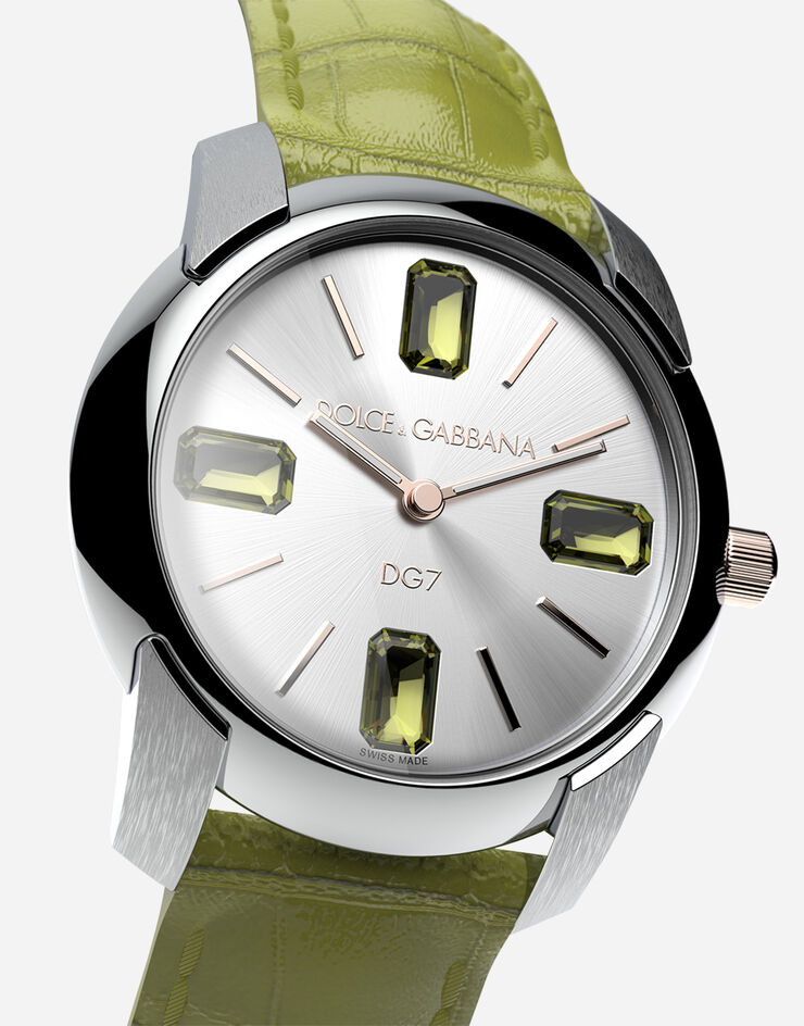 Dolce & Gabbana 鳄鱼皮表带腕表 橄榄绿 WWRE2SXSD6A