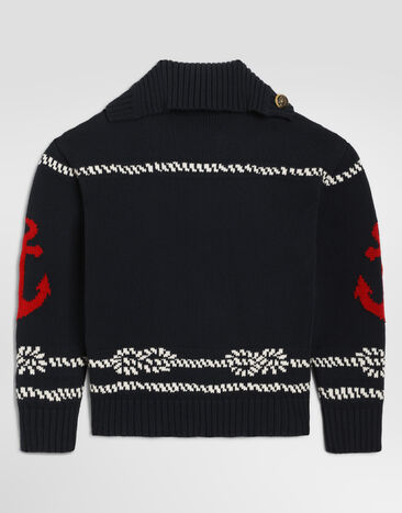 Dolce & Gabbana Knit pullover Blue L4KWK9JGMLX