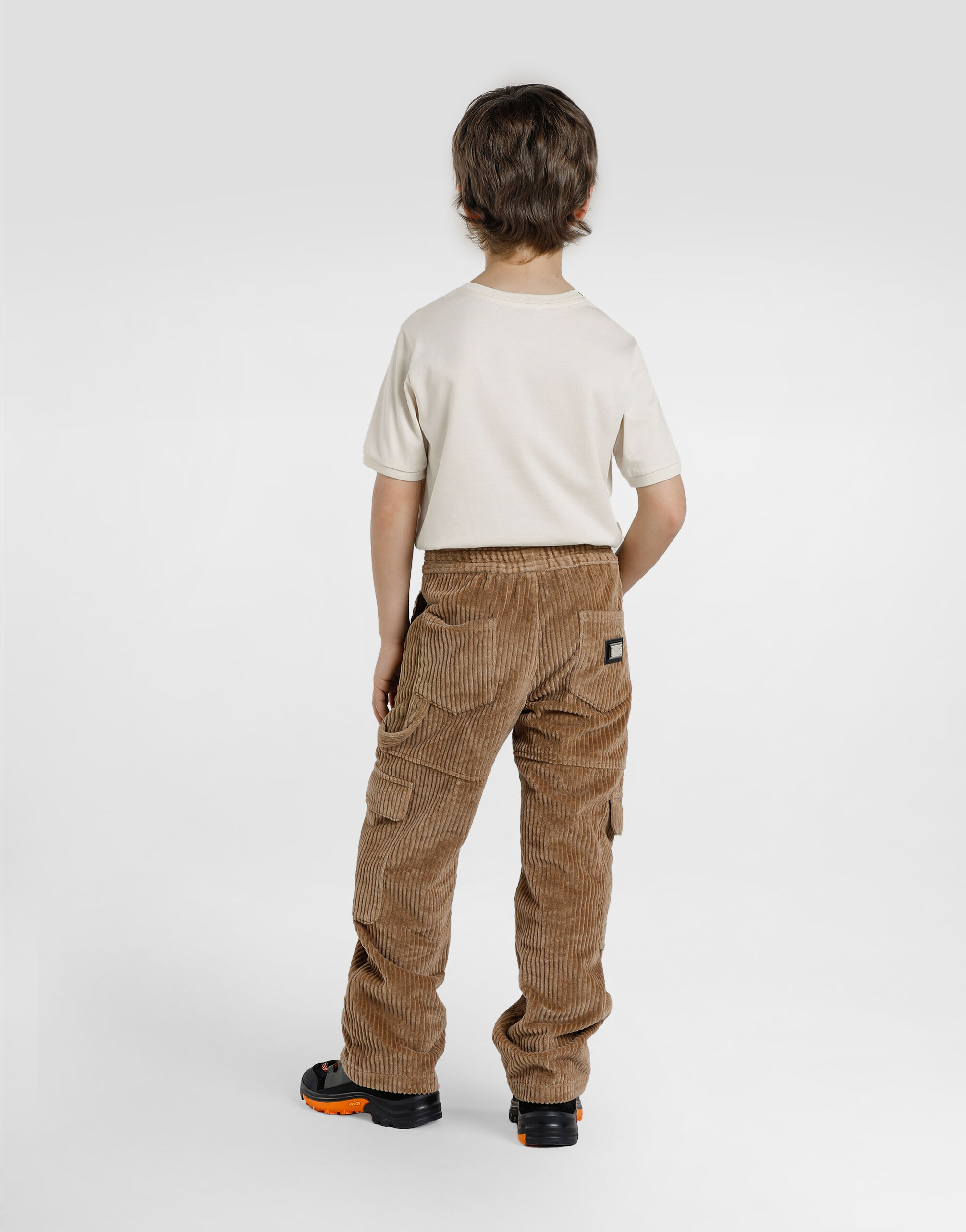 DOLCE & GABBANA コーデュロイパンツ 48 ベージュ Beigeのボーイズ Corduroy trousers | Dolce&Gabbana®