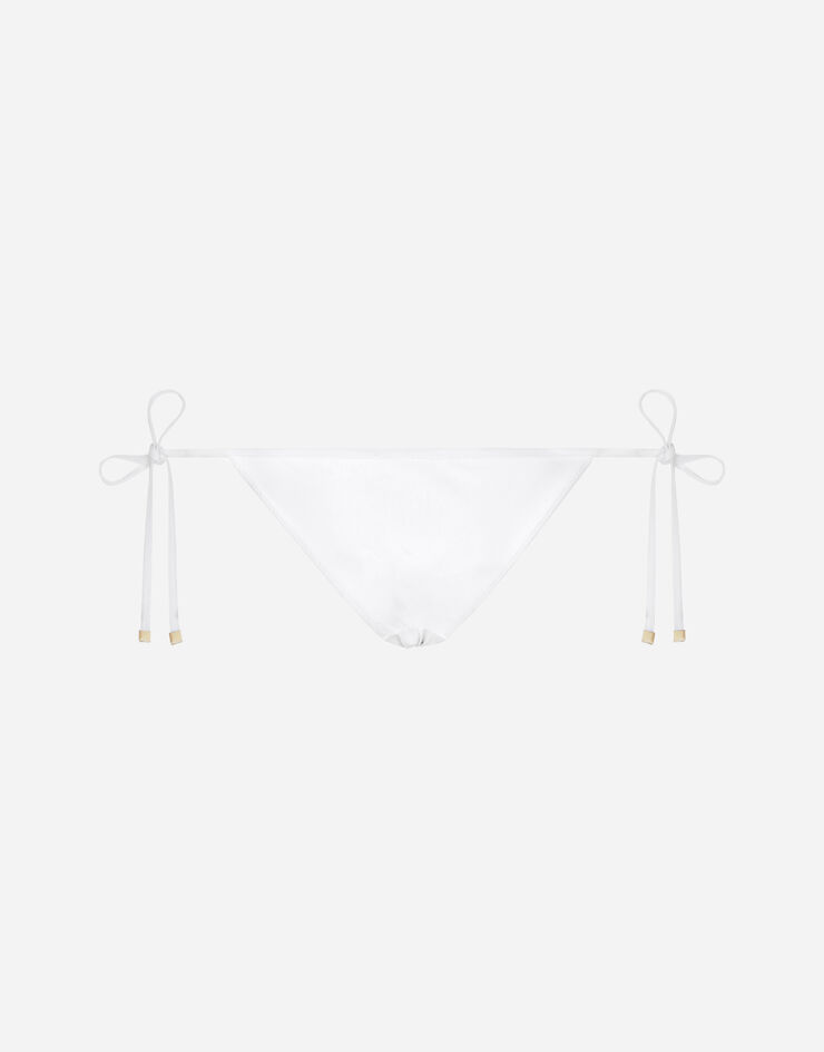 Dolce & Gabbana Bikinislip mit Bändchen WEISS O2A01JONO12