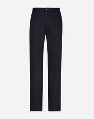 Dolce & Gabbana Stretch cotton pants Blue GV37ATHI1QD