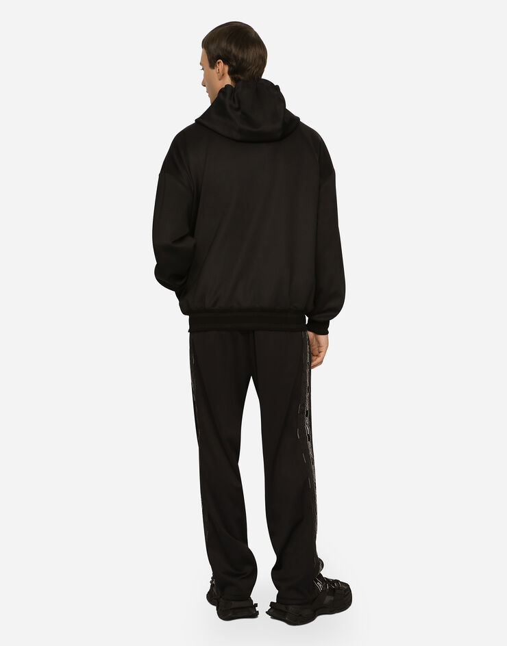 Dolce & Gabbana Reversible jacket with branded tag Black G9ZT7TFUGK6