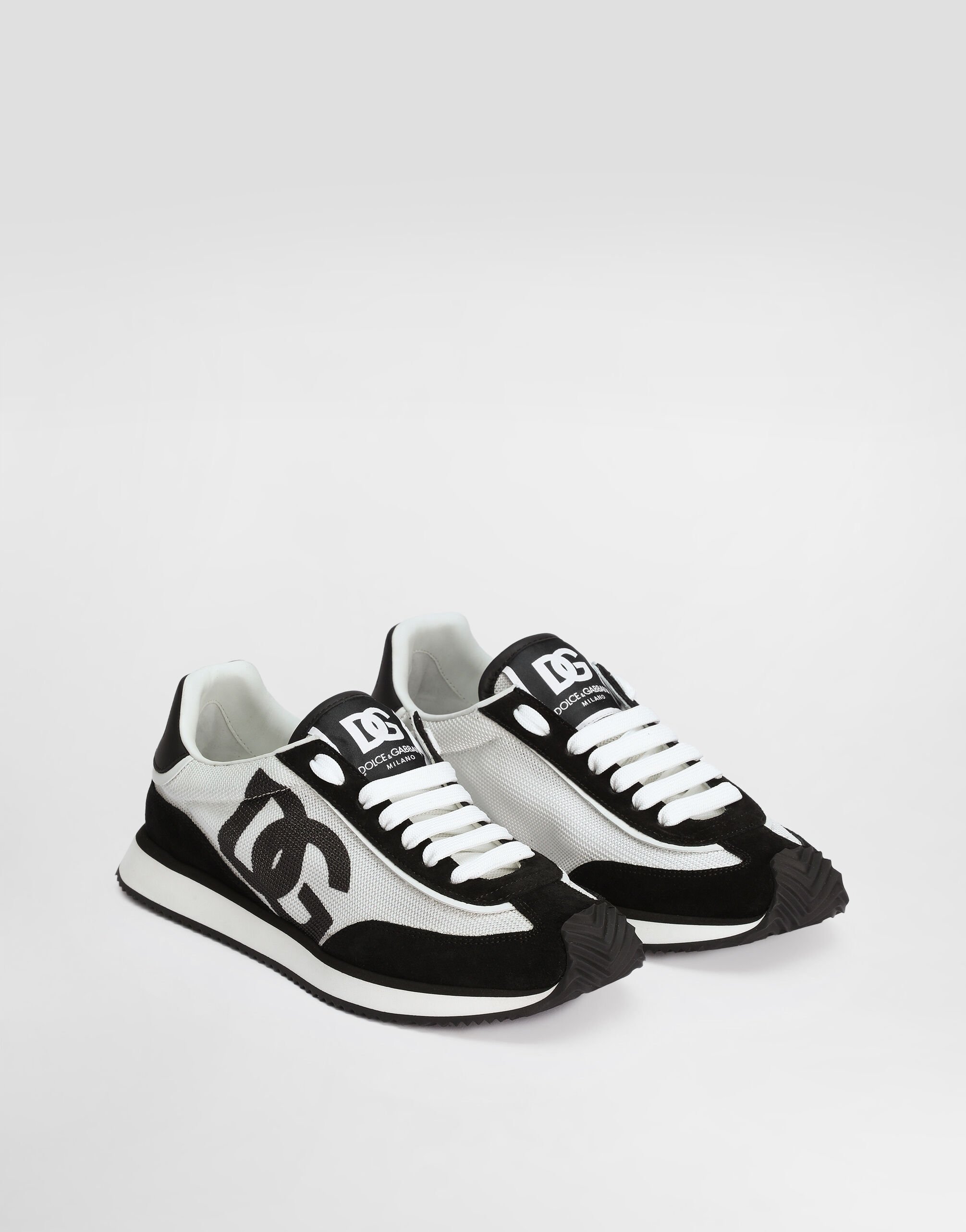 Mixed-material DG CUSHION sneakers in Multicolor for Women
