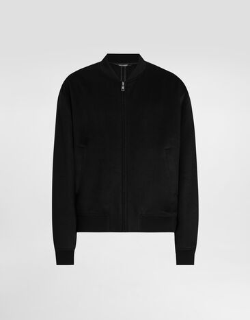 Dolce & Gabbana Cashmere bomber jacket Black G9BRYTFU2D1