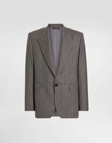 Dolce & Gabbana Palermo single-breasted pinstripe wool jacket  G2VN6TFR23W