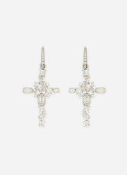 Dolce & Gabbana Easy Diamond earrings in white gold 18Kt diamonds White WSQA7GWSPBL