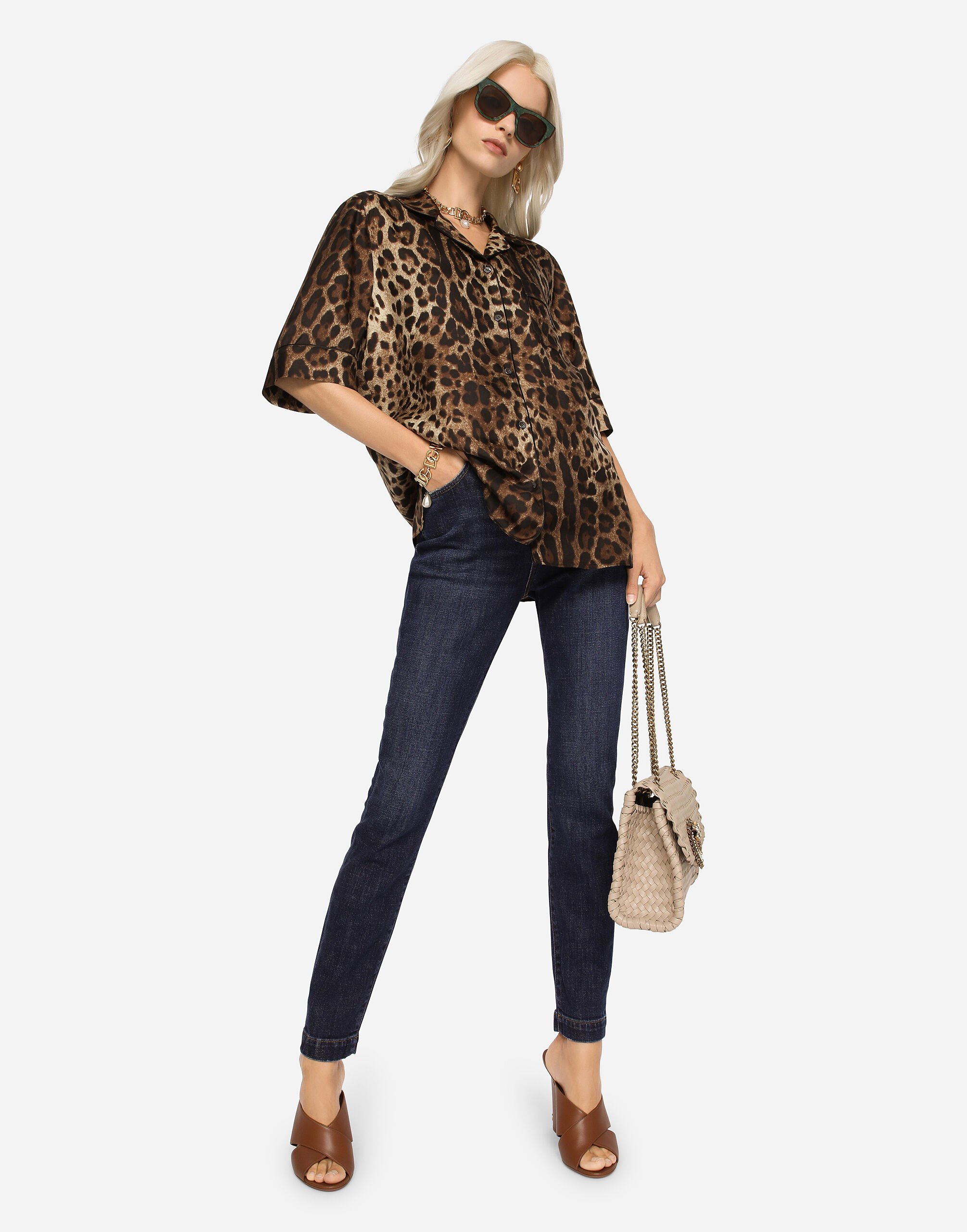 Deep blue denim Audrey jeans Dolce Gabbana