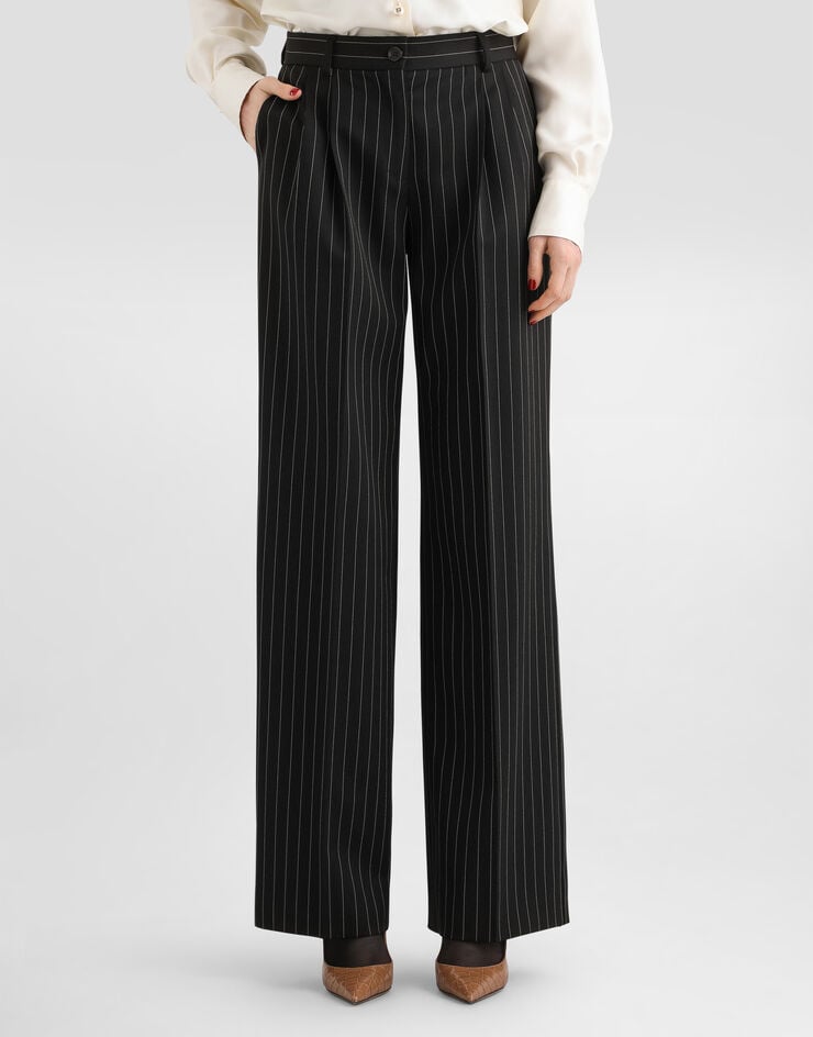 Dolce & Gabbana Pinstripe wool trousers Dolce & Gabbana Pinstripe wool trousers Multicolor FTC17TFRZAT