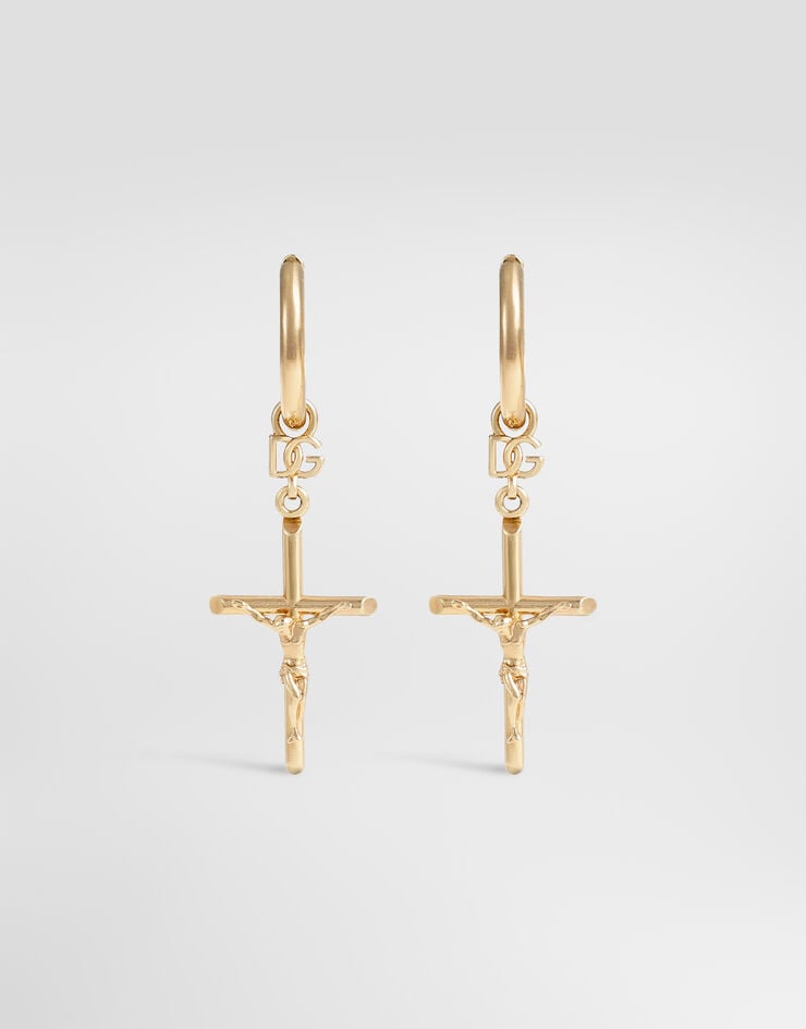 Dolce & Gabbana Stud earrings with crosses Dolce & Gabbana Stud earrings with crosses Gold WEQ2D1W1111
