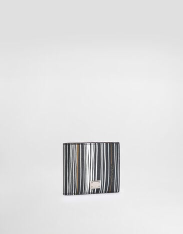 Dolce & Gabbana Stripe-print calfskin wallet Dolce & Gabbana Stripe-print calfskin wallet Multicolor BP3102A0692