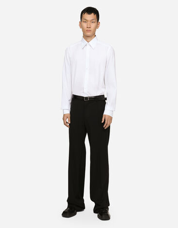 Dolce&Gabbana Striped cotton Martini-fit shirt Multicolor G5JE8TFR5ZE