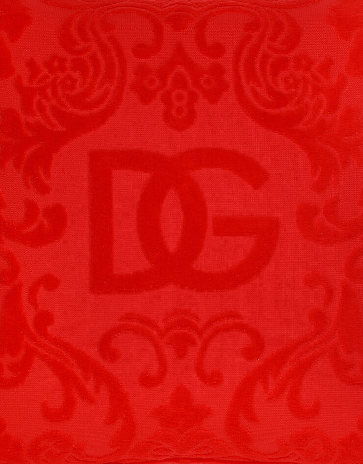 Dolce & Gabbana Coussin d’Extérieur en Éponge de Coton Multicolore TCE001TCAGM