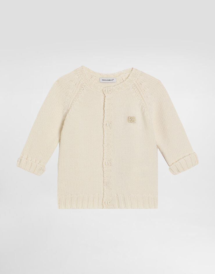 Dolce & Gabbana Wool cardigan Beige L1KWH6JDVDM