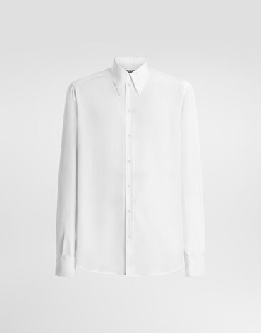 Dolce & Gabbana Gold crêpe de chine shirt White G5NP9TGK522