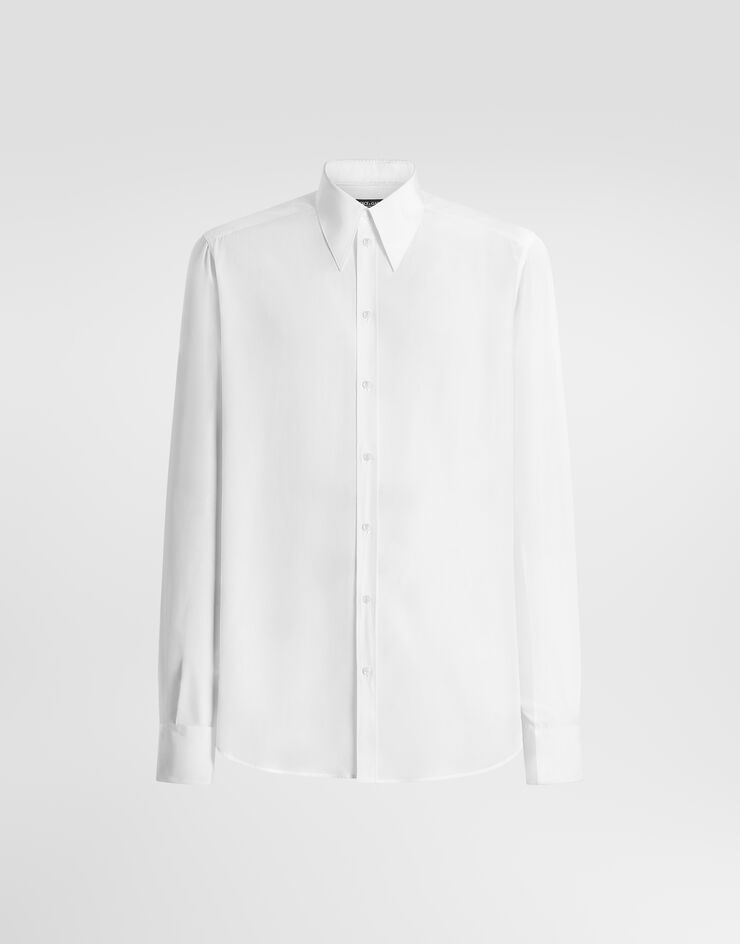 Dolce & Gabbana Gold crêpe de chine shirt White G5NP9TGK522